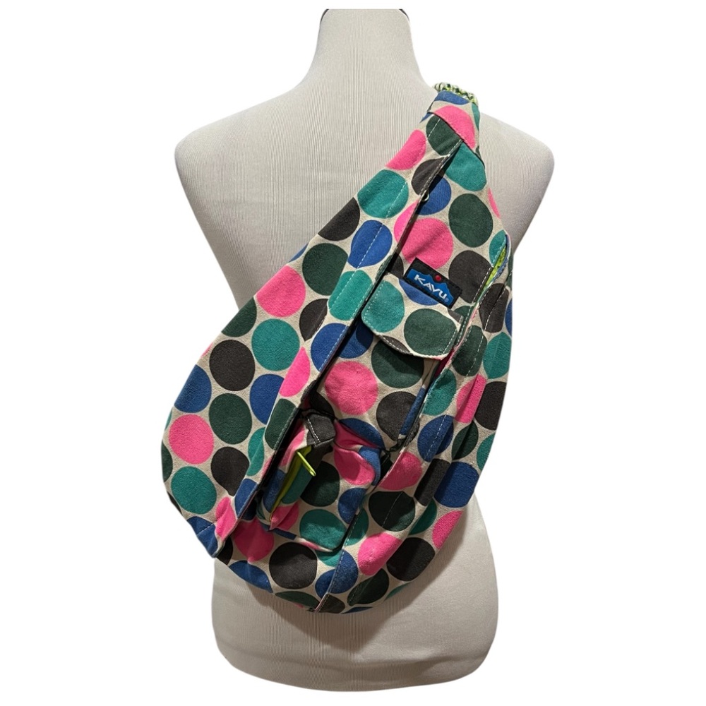 KAVU GotDots Rope Sling Crossbody Shoulder Backpack